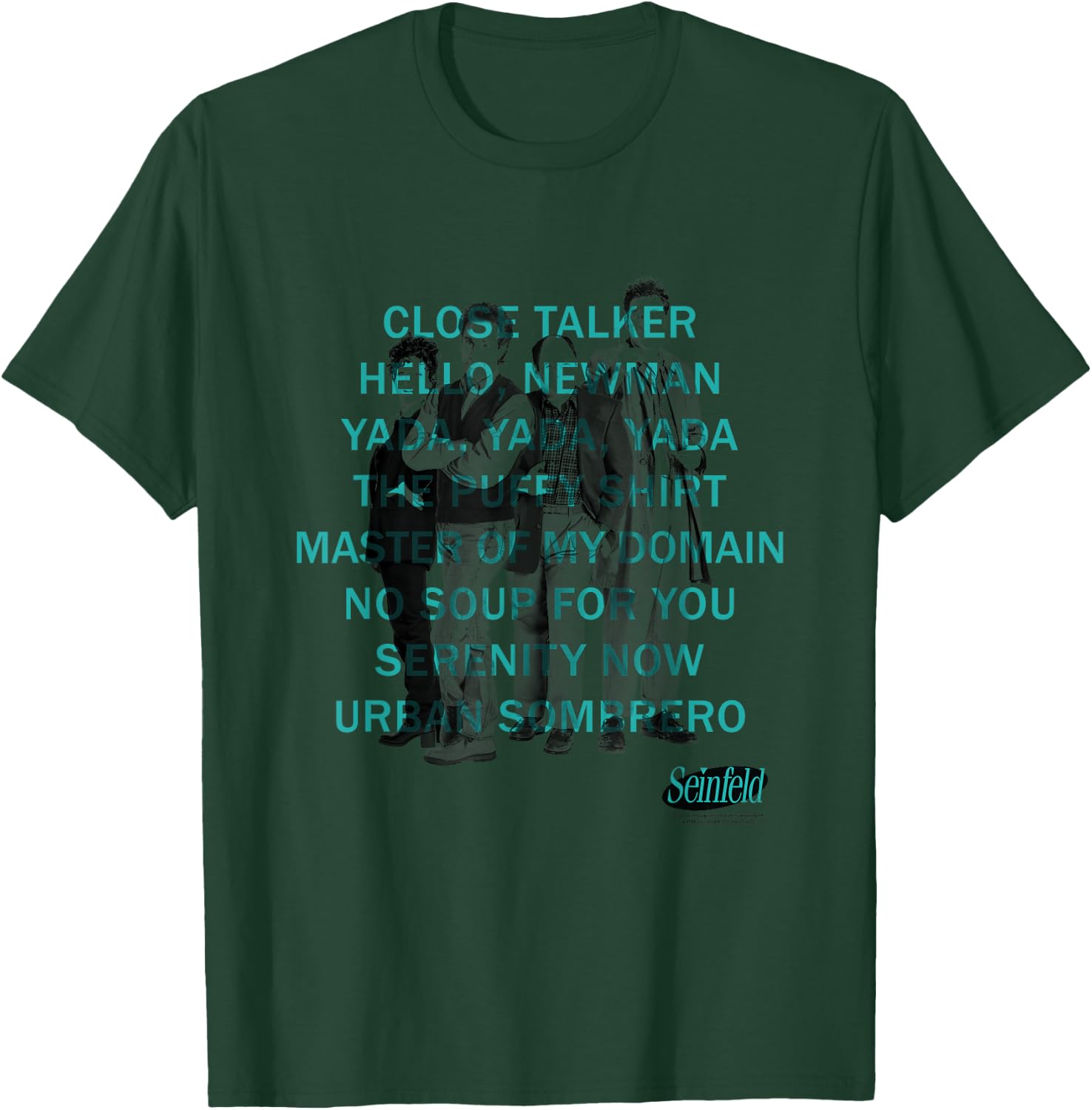 Seinfeld Cast and Quotes T-Shirt - T-Shirt | Forest