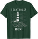 Lighthouse Mom Seaside Life Sailing Coastal Sea Beach Sea T-Shirt - T-Shirt | Forest