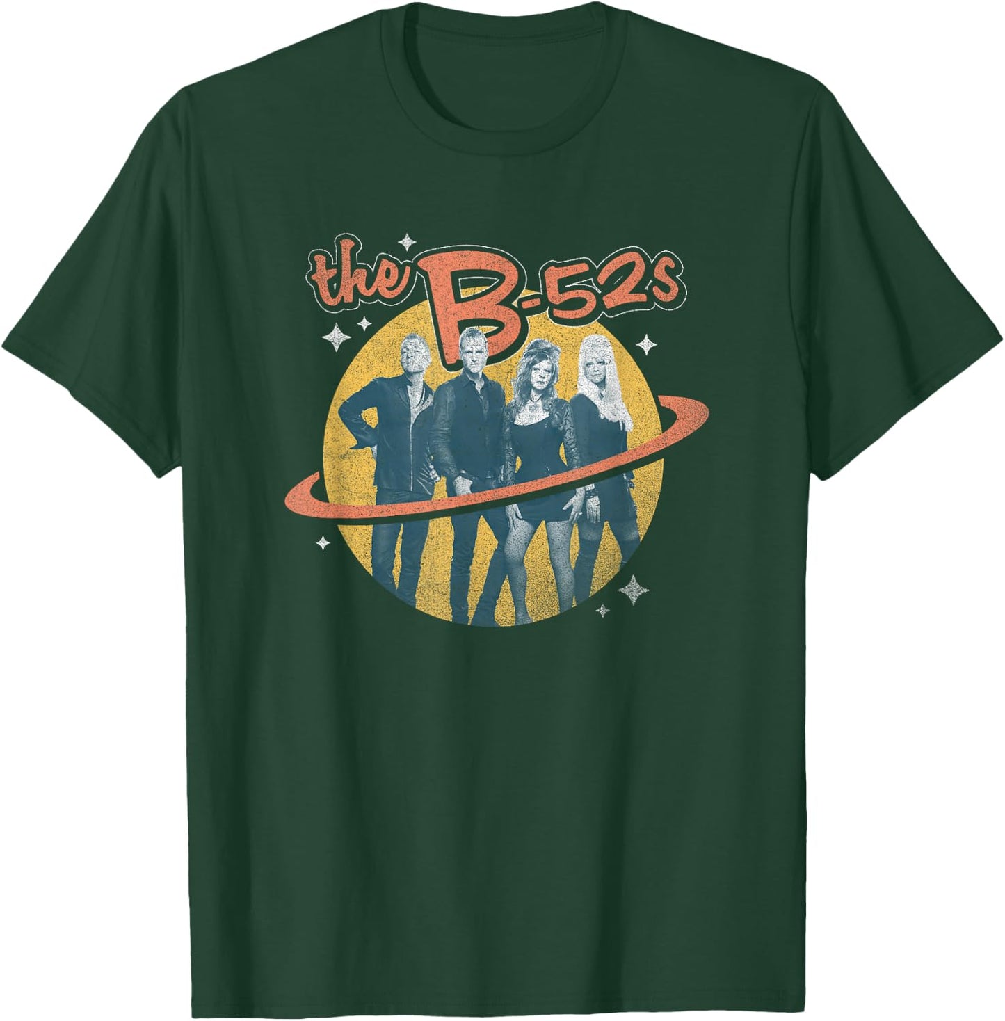 The B-52s - Band Photo T-Shirt - T-Shirt | Forest