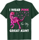 I Wear Pink For My Great Aunt Breast Cancer Awareness T-Shirt - T-Shirt | Forest