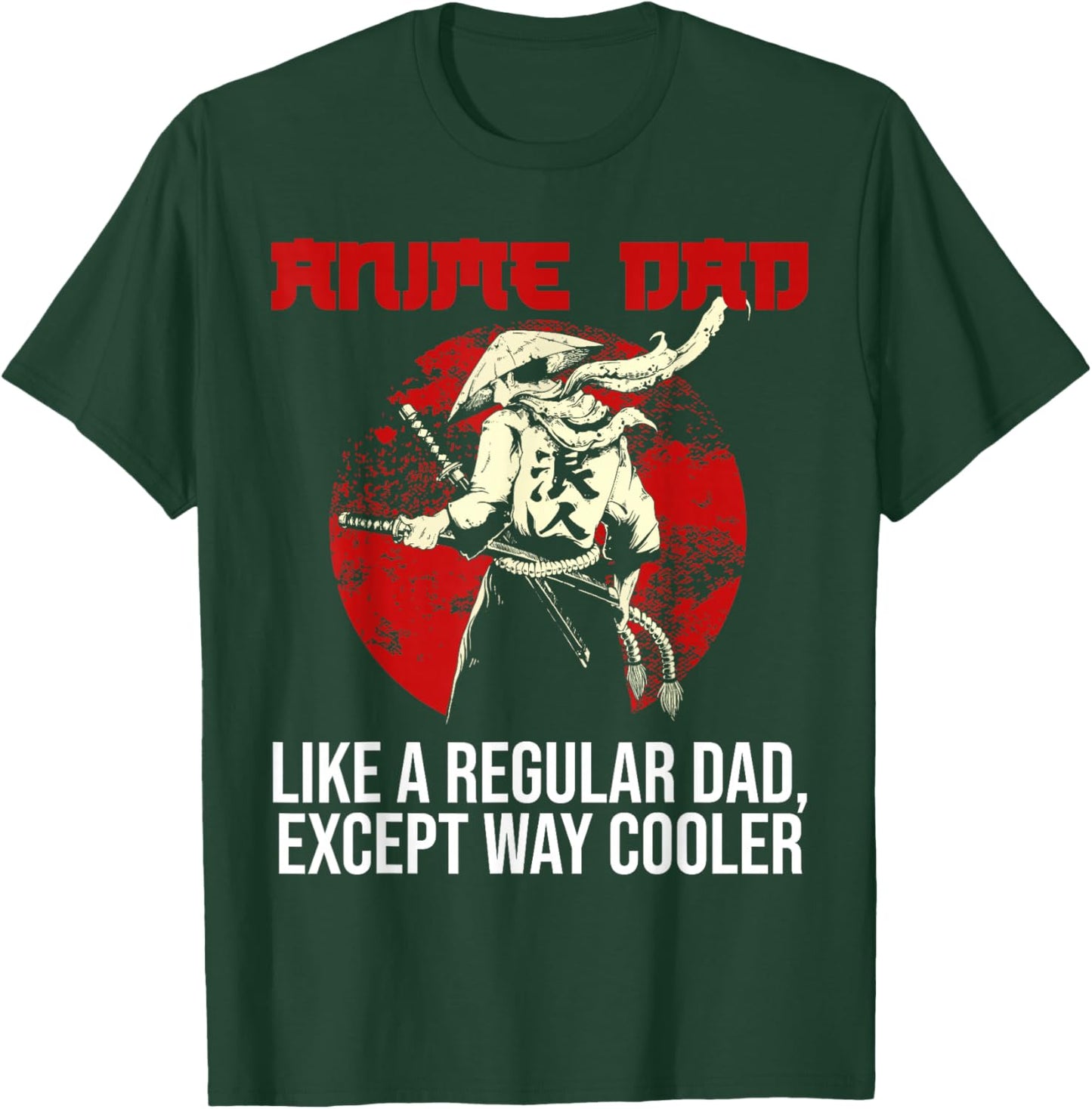 Anime DAd Like A Regular Dad Except Way Cooler Noodles Anime , Black, Small T-Shirt - T-Shirt | Forest