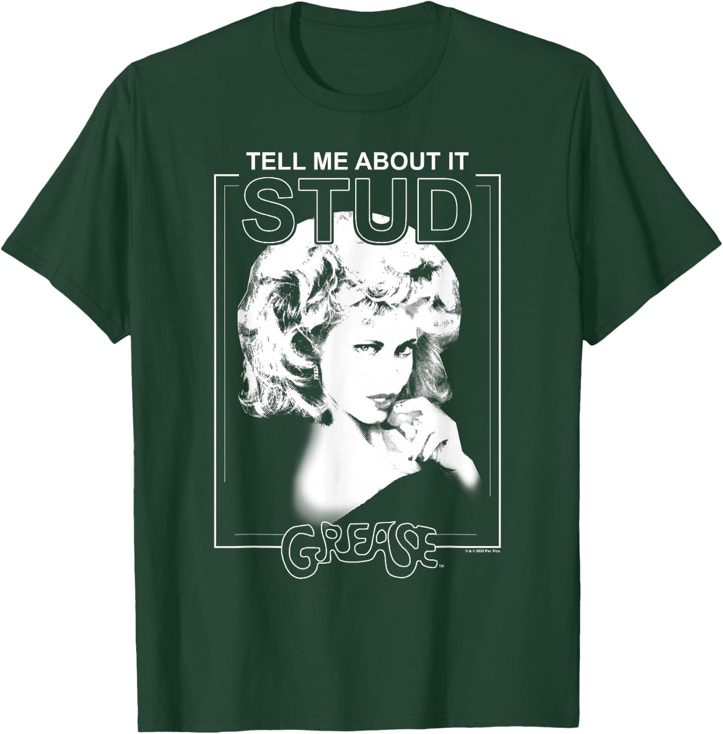 Grease Sandy Valentine's Day Tell Me About It Stud T-Shirt - T-Shirt | Forest