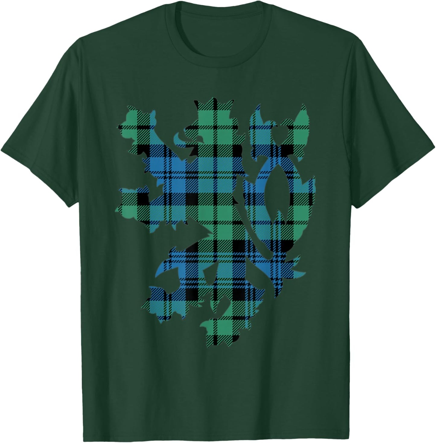 Clan Campbell Tartan Scottish Family Name Scotland Pride T-Shirt - T-Shirt | Forest