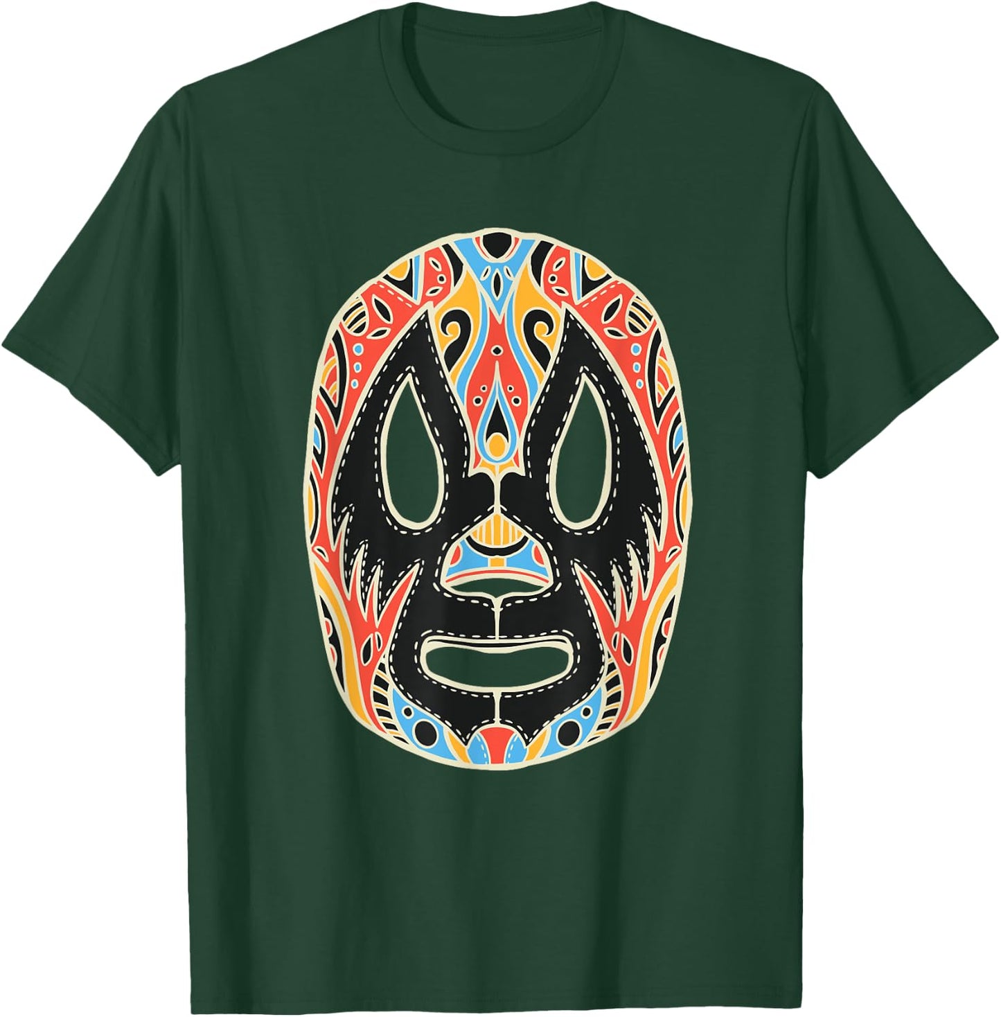 Funny Costume Wrestling Lucha Libre T-Shirt - T-Shirt | Forest