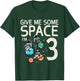 Kids 3rd Birthday Astronaut Give Me Space 3 Years Old Boys Kids T-Shirt - T-Shirt | Forest