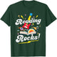 Reading Rocks Funny Quotes for National Reading Month 2024 T-Shirt - T-Shirt | Forest