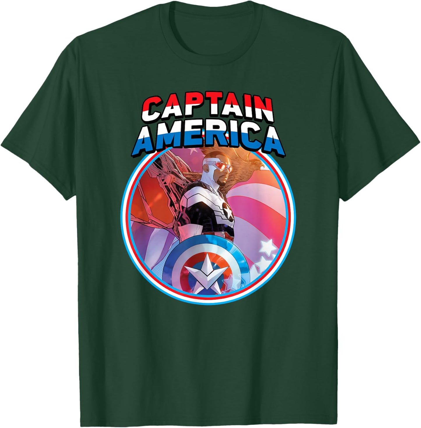 Marvel Captain America Symbol of Truth Sam Wilson T-Shirt - T-Shirt | Forest
