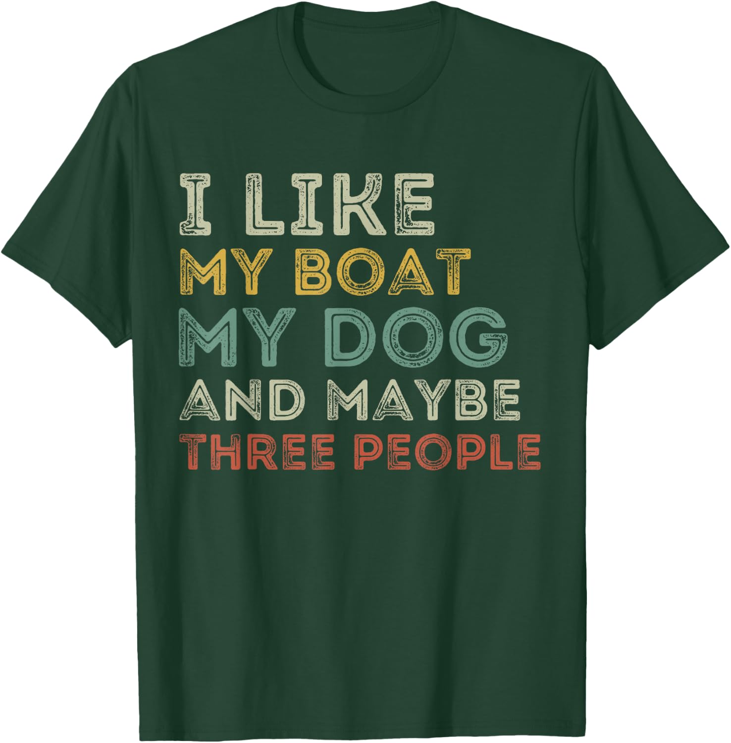 Funny Boating Gifts Women Boaters Boat Owner T-Shirt - T-Shirt | Forest