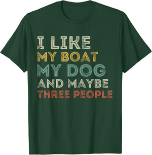 Funny Boating Gifts Women Boaters Boat Owner T-Shirt - T-Shirt | Forest