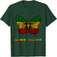 One Pride Love Rasta Butterfly Reggae Hippie Rastafari Roots T-Shirt - T-Shirt | Forest