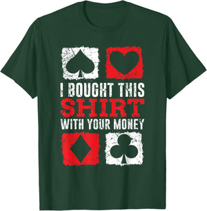 Card Game Card Player Skat Poker Double Head Gift T-Shirt - T-Shirt | Forest