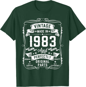 Vintage 1983 42yr 42nd Birthday Gifts 42 Years Old T-Shirt - T-Shirt | Forest