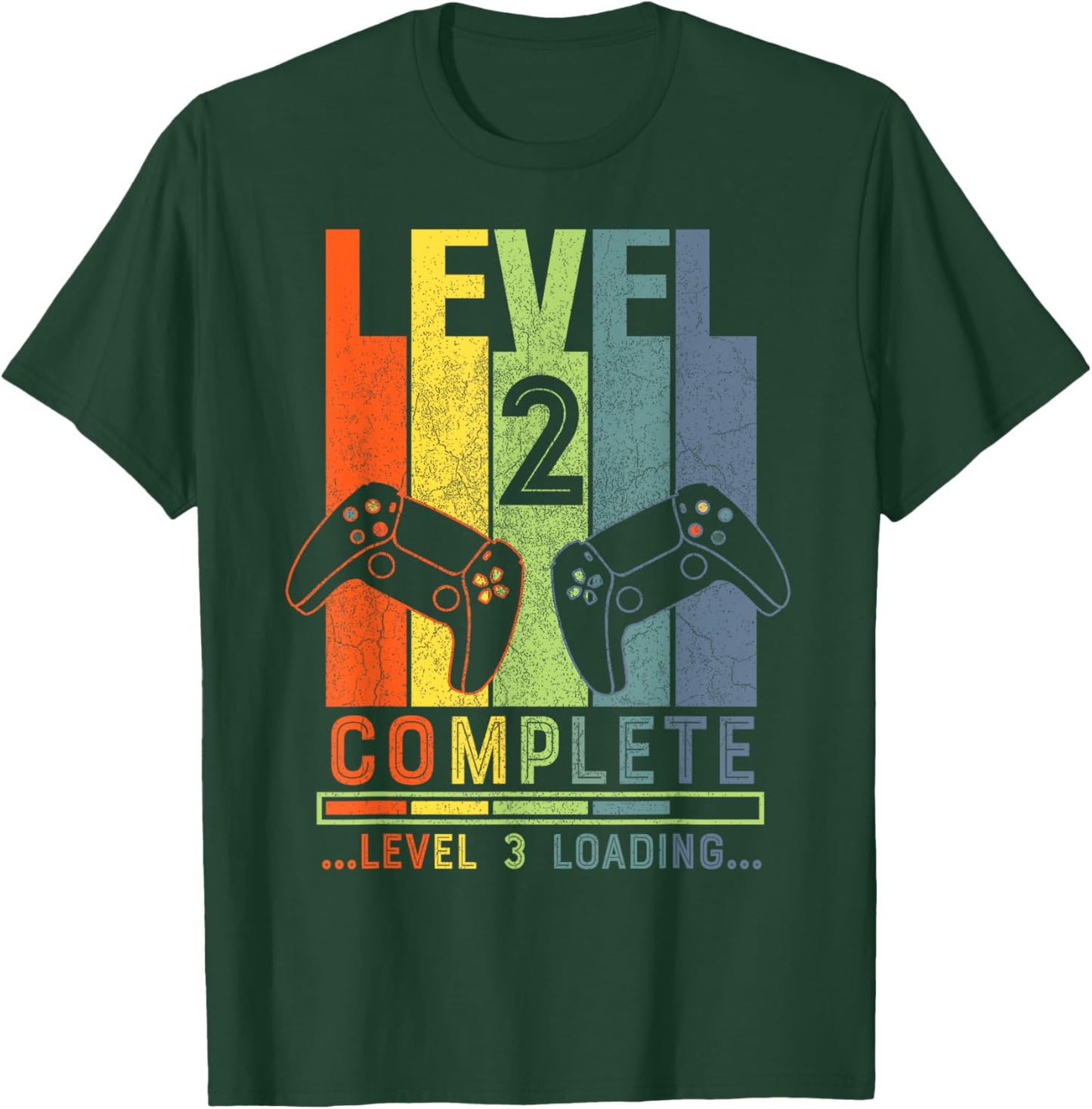 Level 2 Complete Gamer Gift 2 Years Wedding Anniversary T-Shirt - T-Shirt | Forest