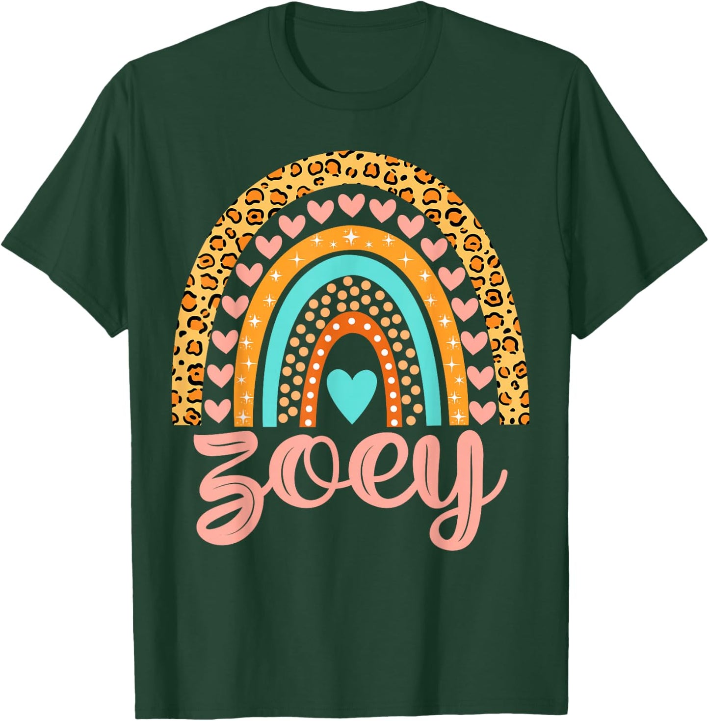 Zoey Zoey Name Birthday Shirt Gift T-Shirt - T-Shirt | Forest