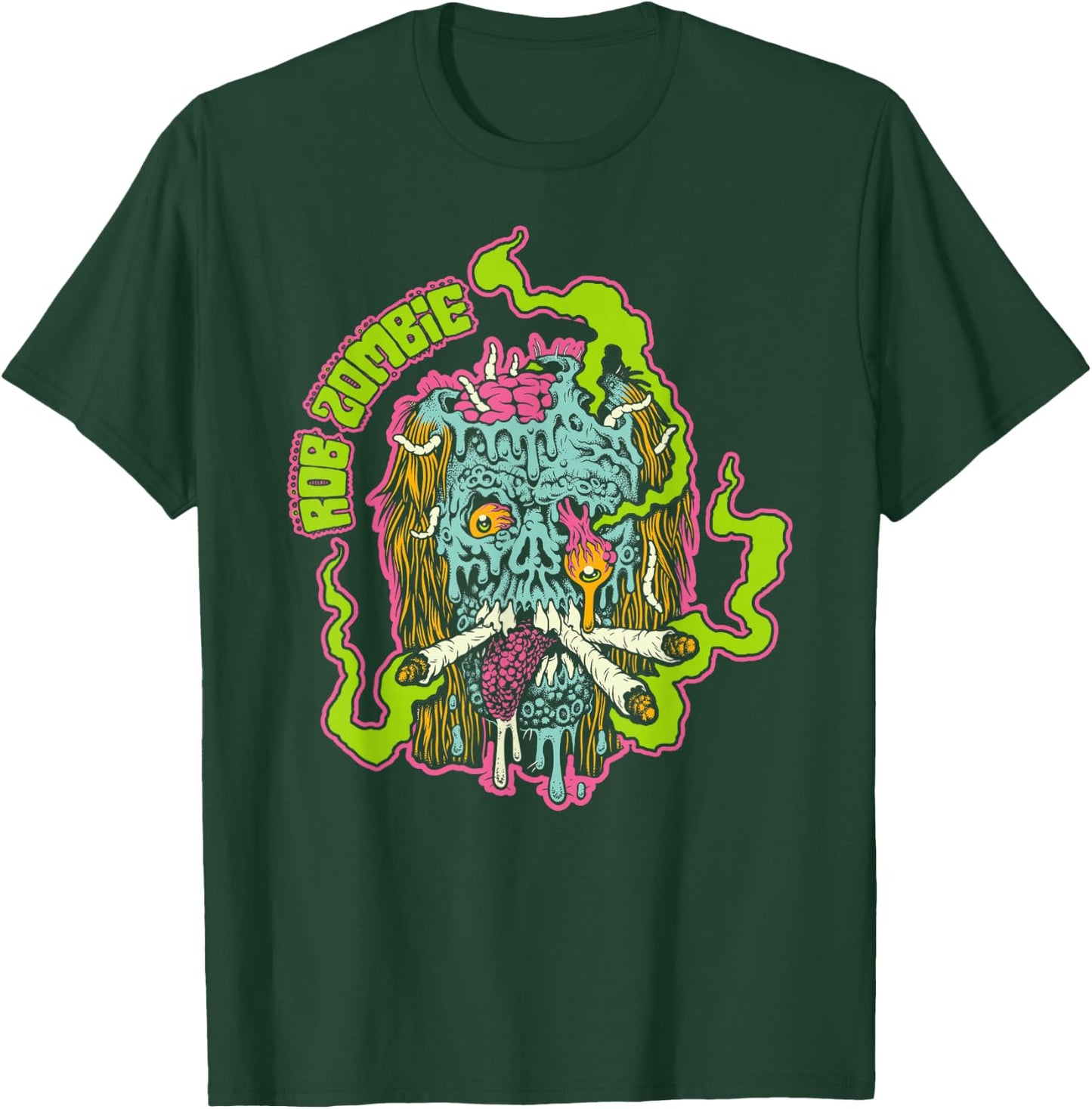 Rob Zombie – Smoke Your Grass T-Shirt - T-Shirt | Forest