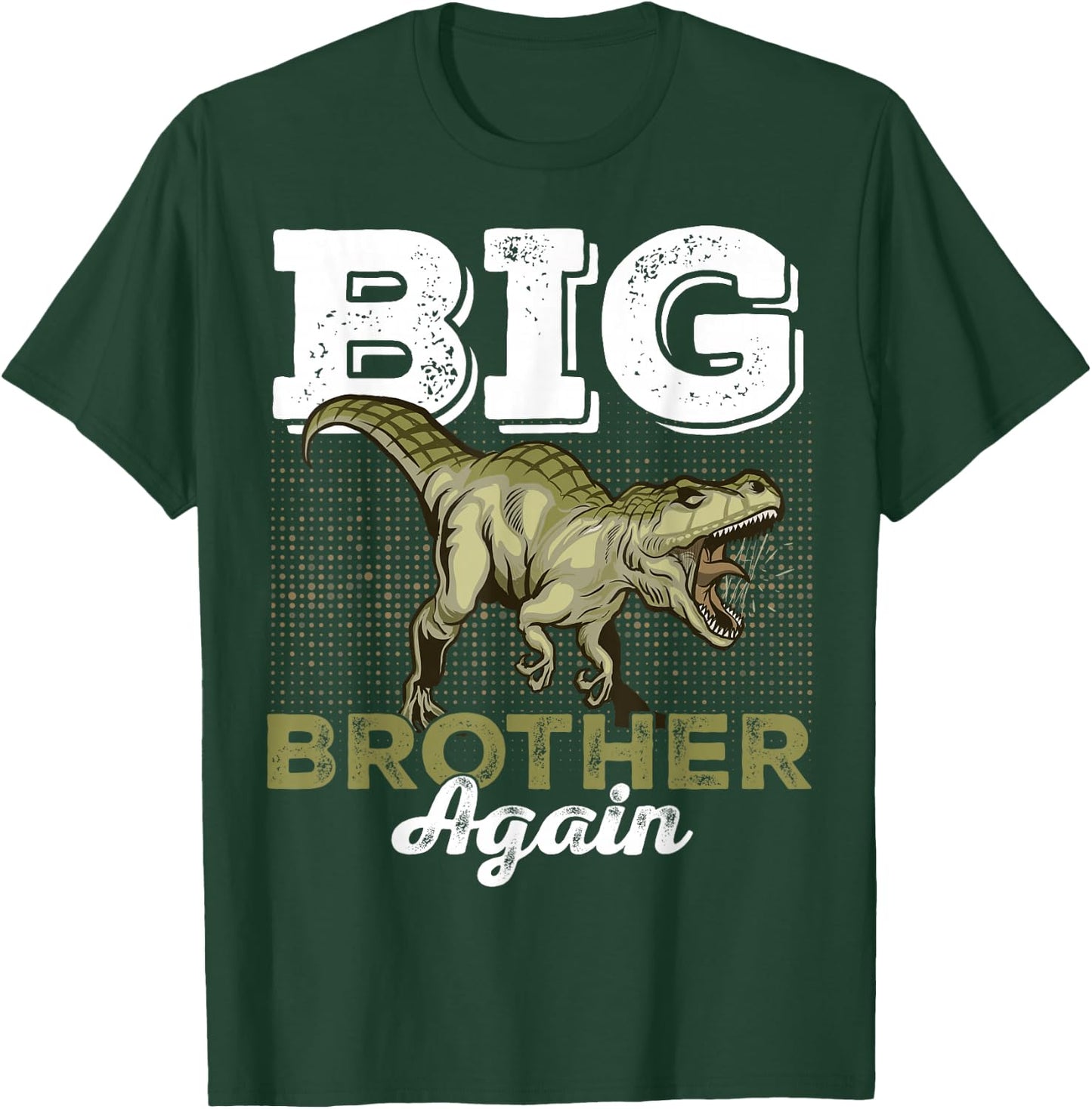 Bigs Brothers Again Dinosaurs for Boy T-Shirt - T-Shirt | Forest
