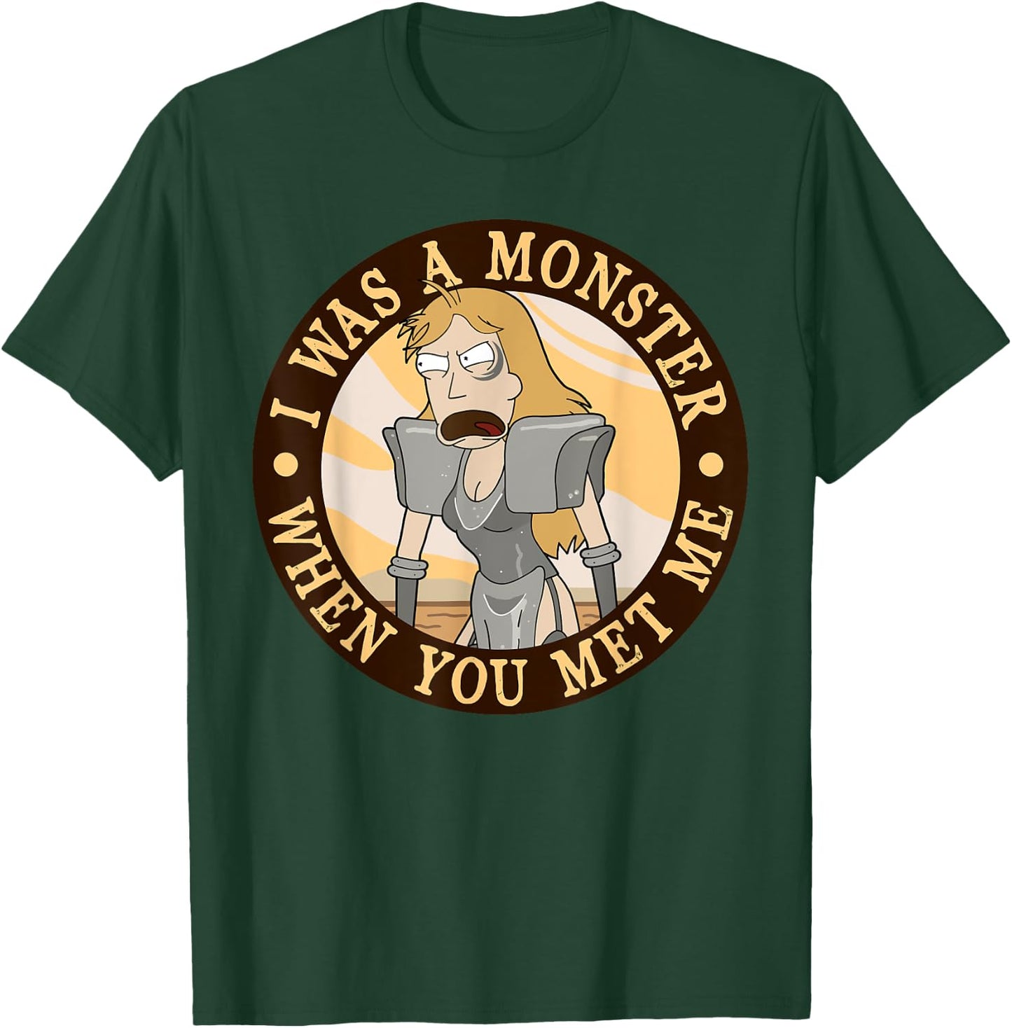 Mademark x Rick and Morty - Rick and Morty Summer Monster T-Shirt - T-Shirt | Forest