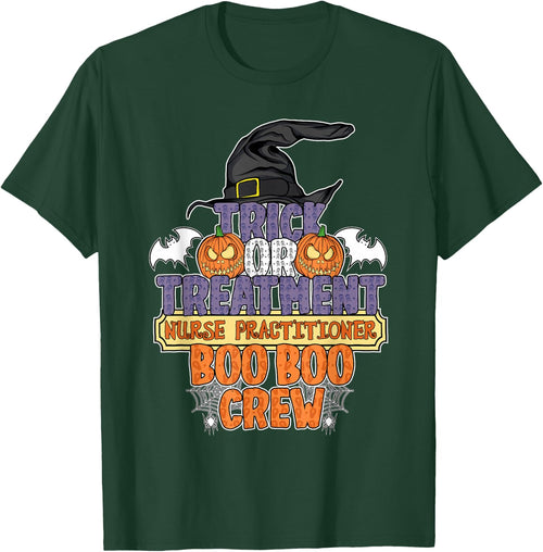 Trick Or Treatment Nurse Practitioner Boo Boo Crew Halloween