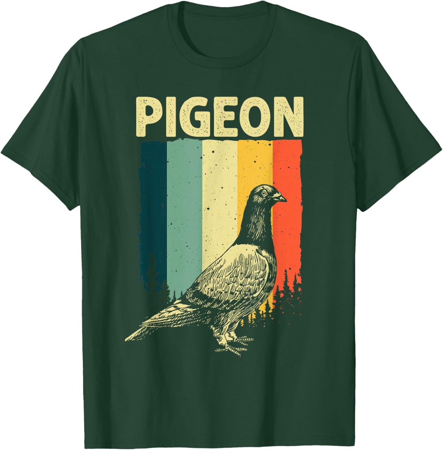 Funny Pigeon Design Women Pigeon Costume Bird Lovers T-Shirt - T-Shirt | Forest