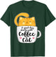 A Good Day Starts With Coffee And Cat Women T-Shirt - T-Shirt | Forest