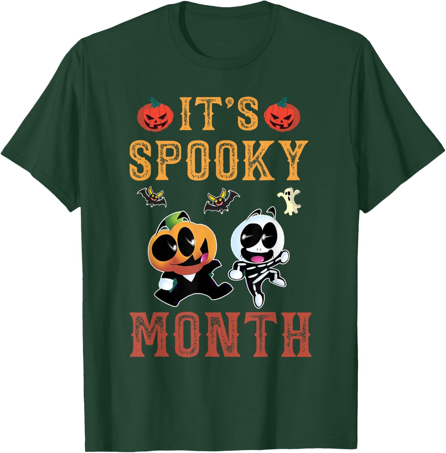 It's Spooky Month Retro for Boy kids T-Shirt - T-Shirt | Forest