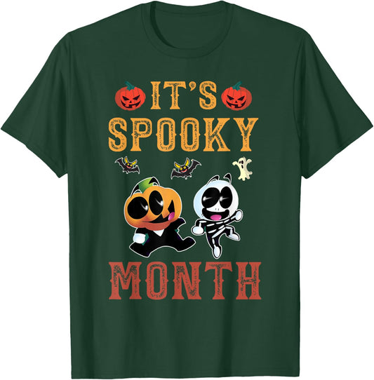It's Spooky Month Retro for Boy kids T-Shirt - T-Shirt | Forest