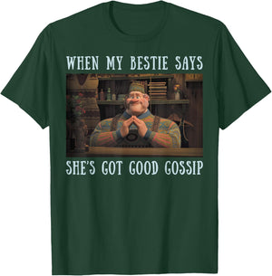 Disney Frozen Oaken When My Bestie Says She's Got Gossip T-Shirt - T-Shirt | Forest