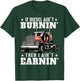 Funny Trucker Quote Semi Truck Driver 18 Wheeler Mechanic T-Shirt - T-Shirt | Forest