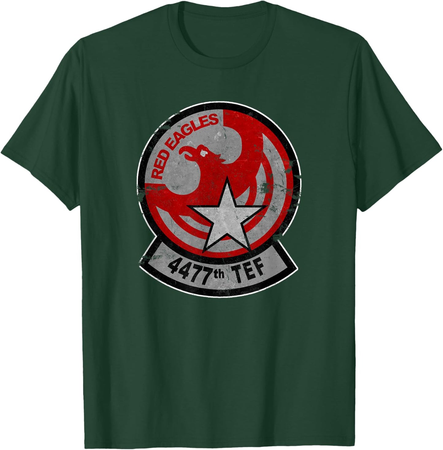 Red Eagles 4477th TEF America's MiG Squadron Vintage T-Shirt - T-Shirt | Forest