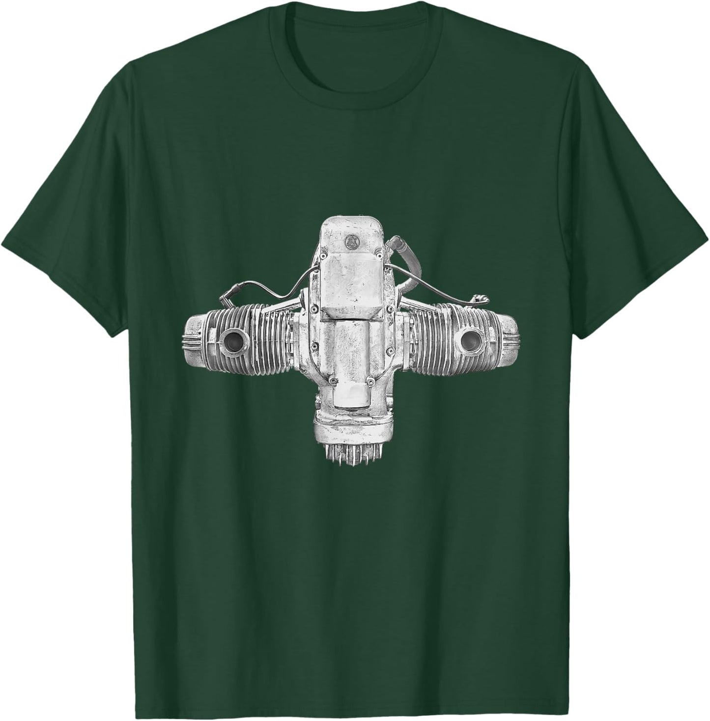 Ural Boxer Engine T-Shirt - T-Shirt | Forest