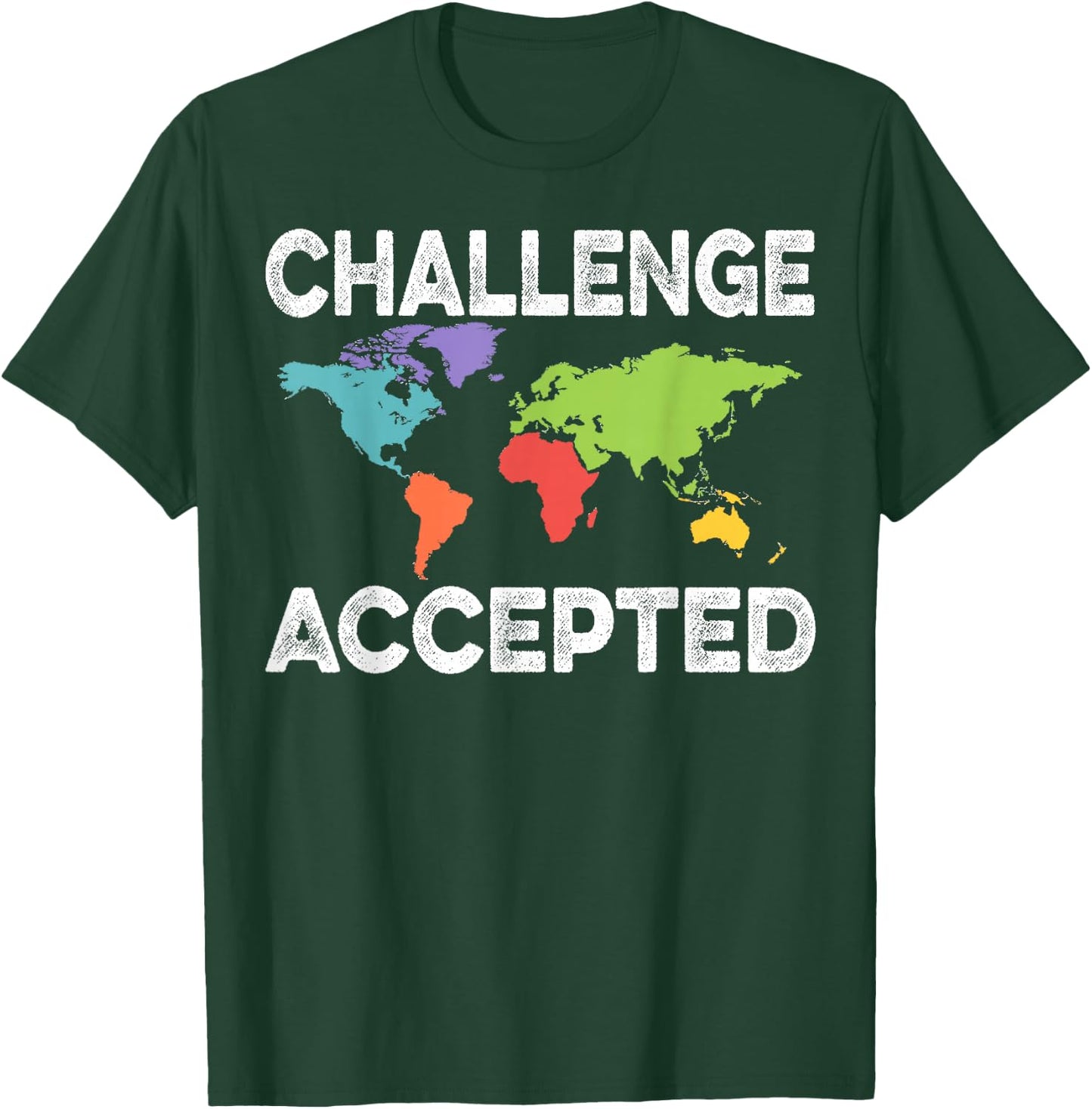 International World Flags Flags World Map T-Shirt - T-Shirt | Forest