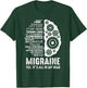 Migraine Awareness - It's all in my Head You are not alone T-Shirt - T-Shirt | Forest