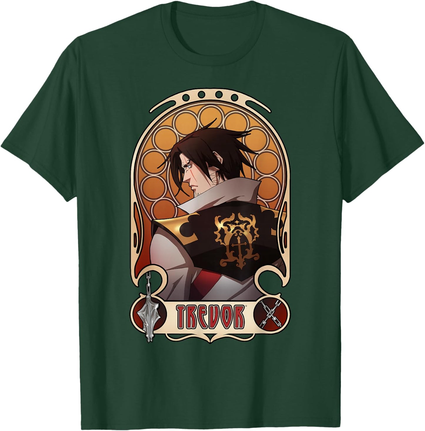 Netflix Castlevania Trevor Belmont Portrait T-Shirt - T-Shirt | Forest
