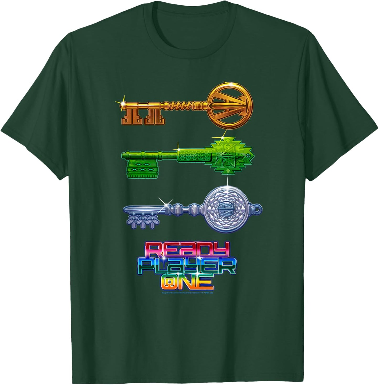 Ready Player One Keys T-Shirt - T-Shirt | Forest