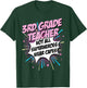 3rd Grade Teacher Superhero Cute Comic Gifts Idea T-Shirt - T-Shirt | Forest