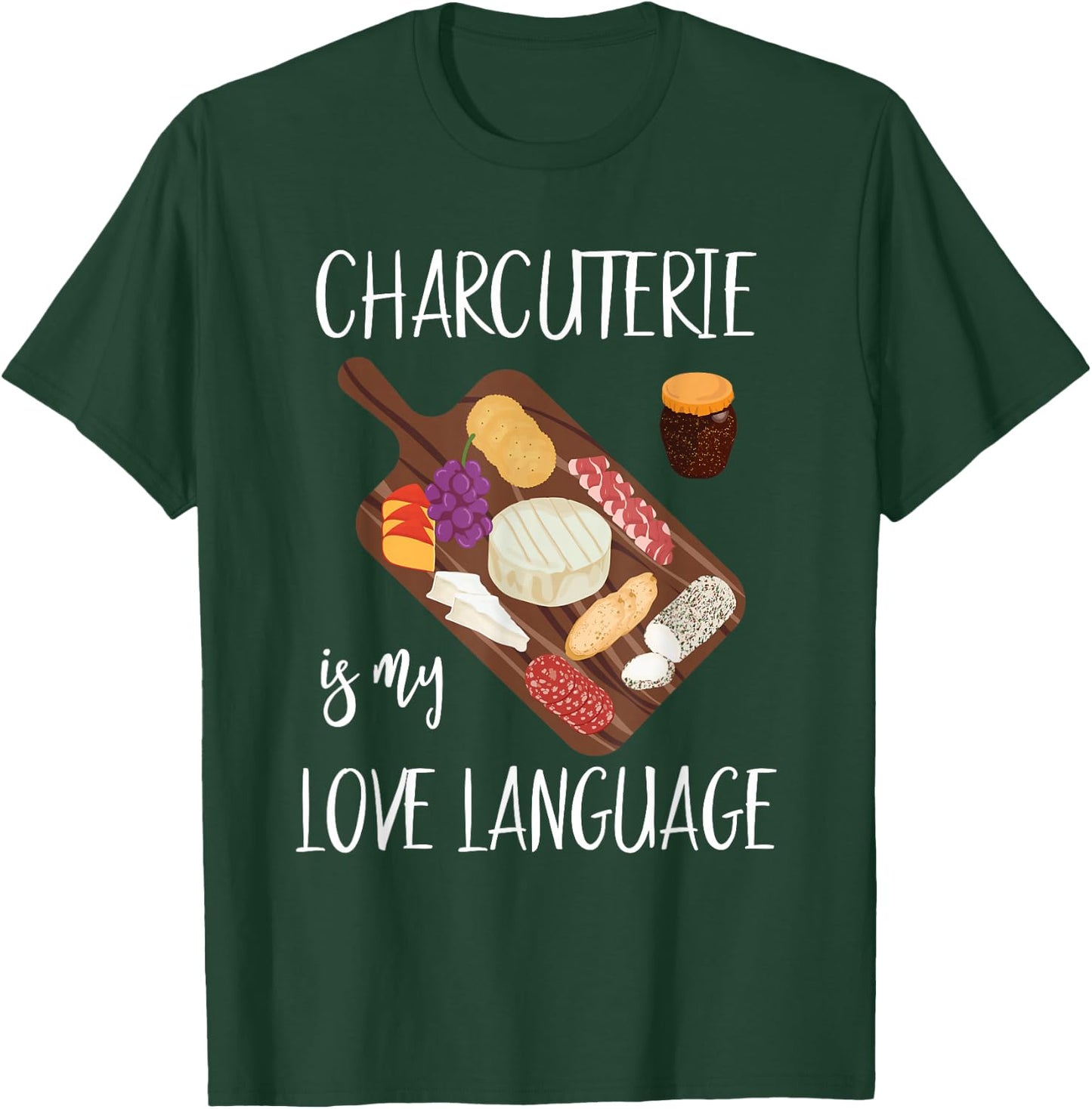 Charcuterie Shirt Who Love Charcuterie Boards T-Shirt - T-Shirt | Forest