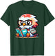 Adorable Book Lover Harpy Eagle With Reading Glasses Cute T-Shirt - T-Shirt | Forest