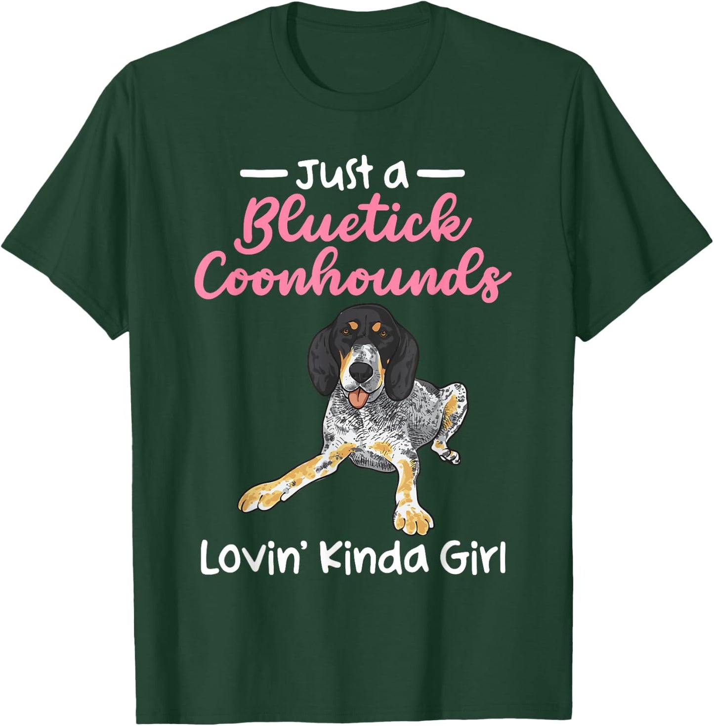 Bluetick Coonhound T-Shirt - T-Shirt | Forest