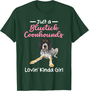 Bluetick Coonhound T-Shirt - T-Shirt | Forest