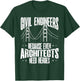 Civil Engineering Construction Civil Engineer Bridge T-Shirt - T-Shirt | Forest