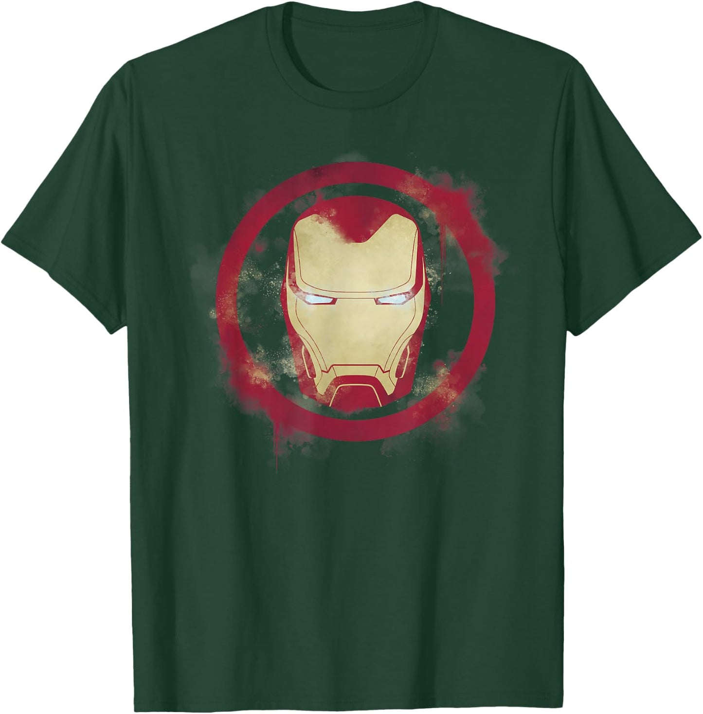 Marvel Avengers Endgame Iron Man Spray Paint Logo T-Shirt - T-Shirt | Forest