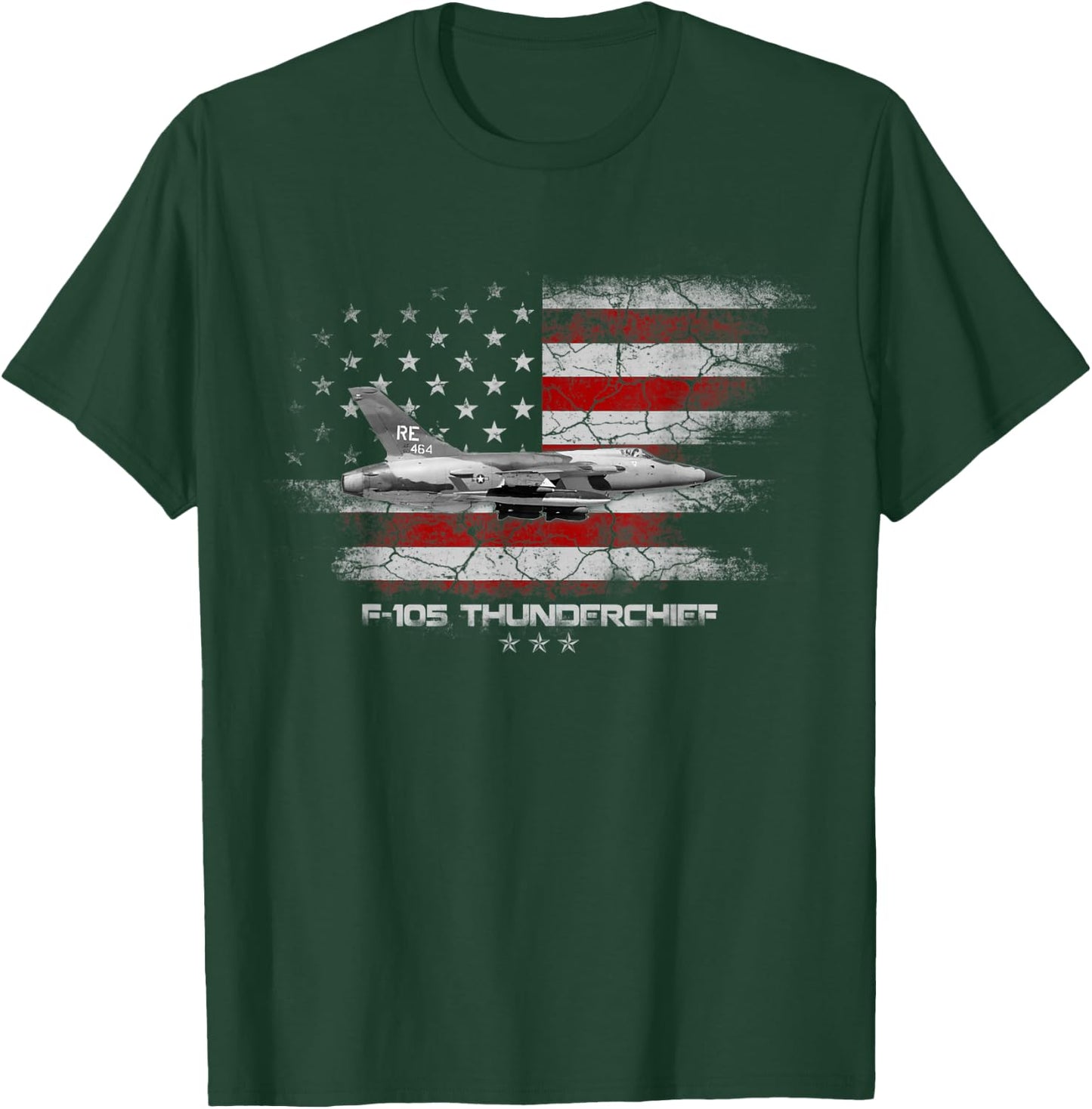 F-105 Thunderchief Fighter Jet Pilot Veteran Vietnam War T-Shirt - T-Shirt | Forest