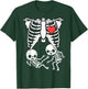 Skeleton Pregnancy Announcement Shirt Boy Twins XRay New Mom T-Shirt - T-Shirt | Forest