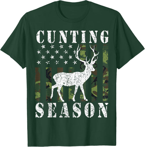Cunting Season American Flag Counting Season Activist Funny