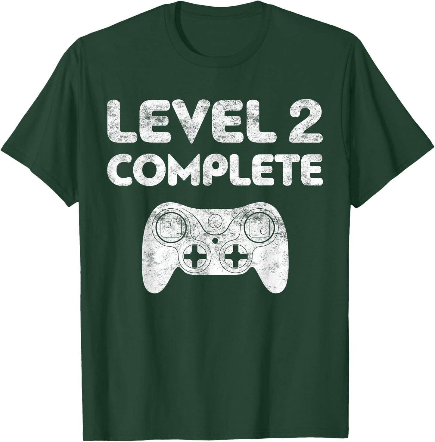 Level 2 Complete Shirt Men Women 2nd Wedding Anniversary T-Shirt - T-Shirt | Forest