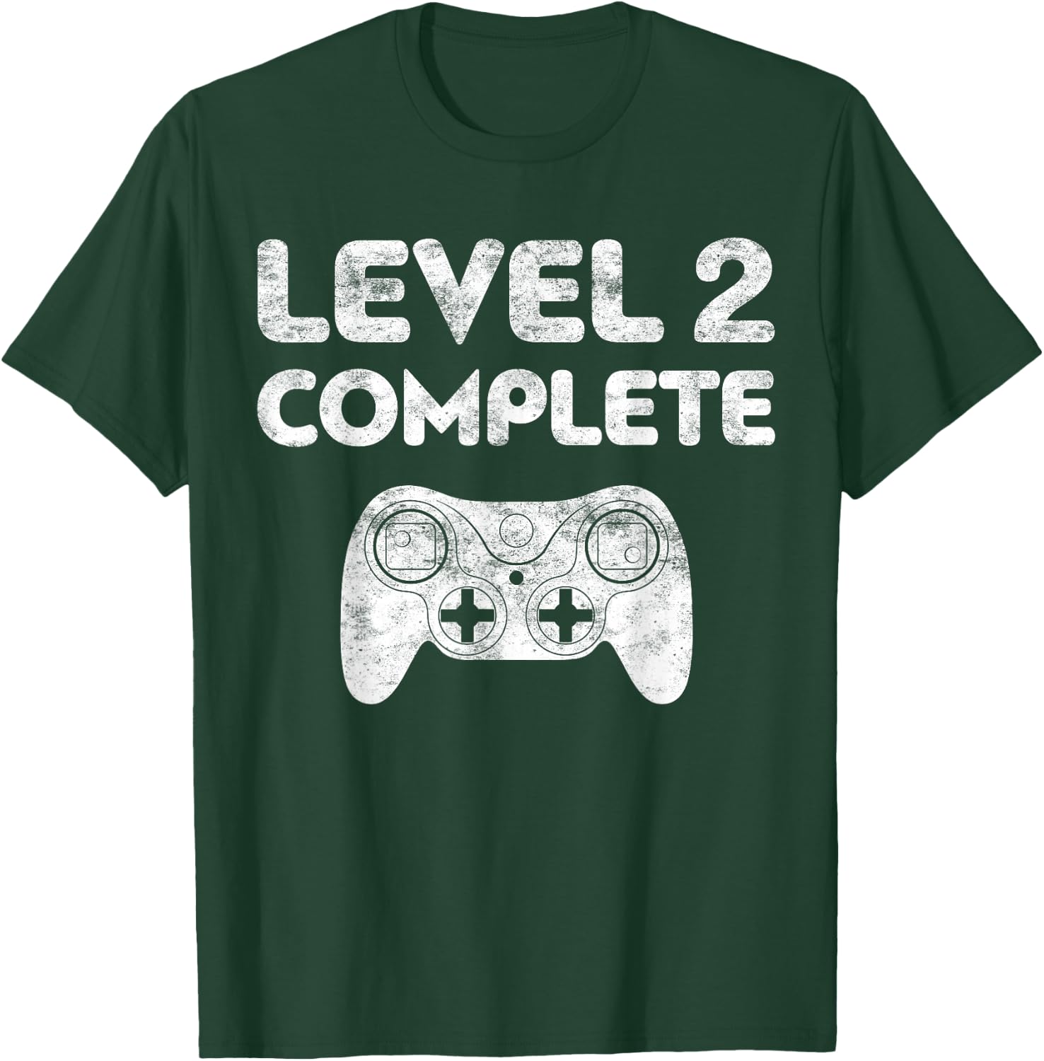 Level 2 Complete Shirt Men Women 2nd Wedding Anniversary T-Shirt - T-Shirt | Forest