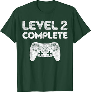 Level 2 Complete Shirt Men Women 2nd Wedding Anniversary T-Shirt - T-Shirt | Forest