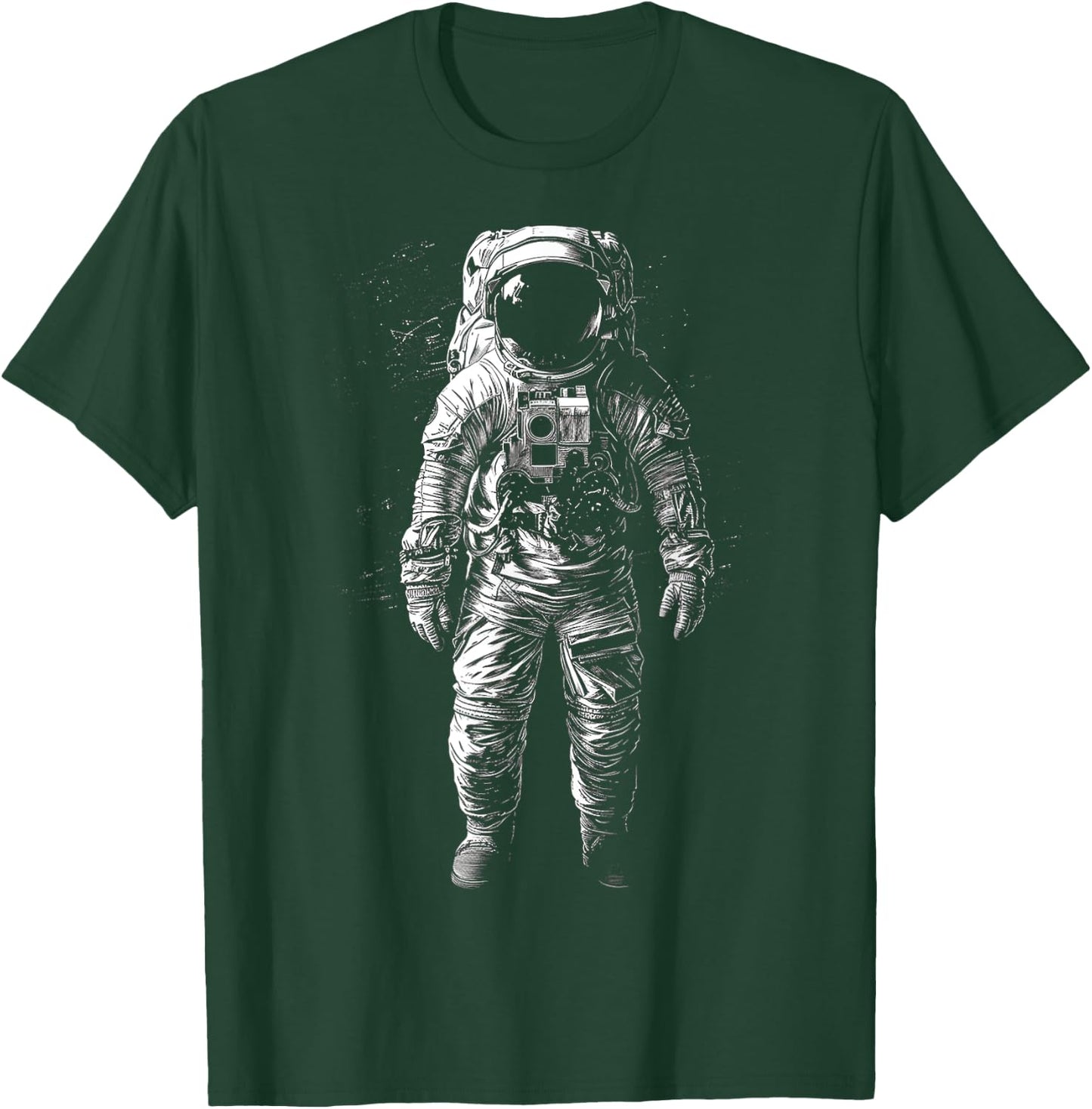 Astronaut Drawing Art Illustration Motif Astronaut T-Shirt - T-Shirt | Forest