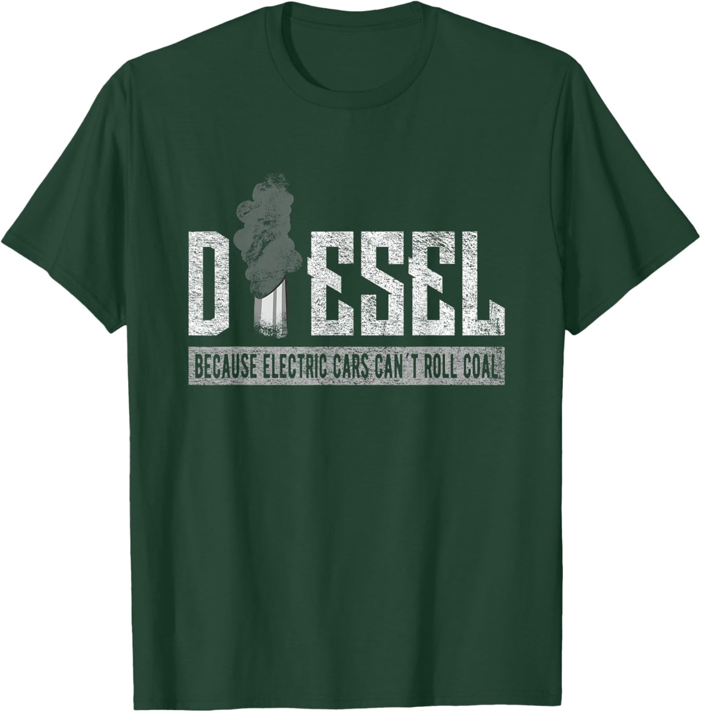 ROLL COAL TRUCK / DIESEL TRUCK Electric Cars Can't Roll Coll T-Shirt - T-Shirt | Forest