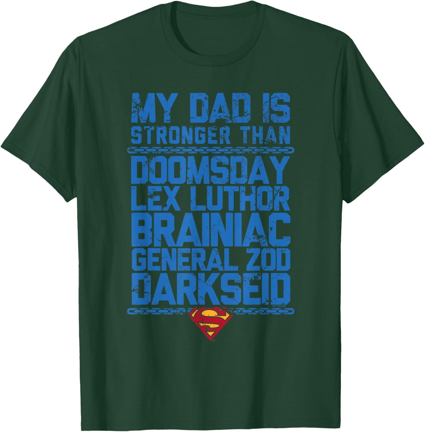 Superman Father's Day My Dad Is Stronger Than T-Shirt - T-Shirt | Forest